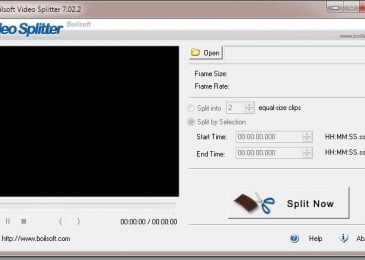 Cắt hoặc chia đều phim bằng phần mềm Boilsoft Video Splitter v7.02.2