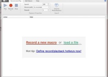 Hướng dẫn tạo và chạy một kịch bản được ghi lại bằng Macro Recorder 1.0.51.0
