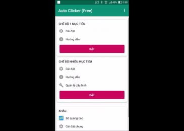 Sử dụng AutoClick (của Android) để kiếm bánh trên ứng dụng News Pie