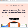 Kiếm tiền từ website rút gọn link kiếm tiền: Beelink