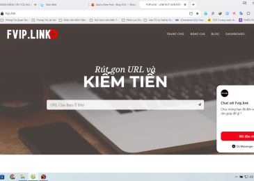 Kiếm tiền từ website rút gọn link kiếm tiền: FVIP.LINK