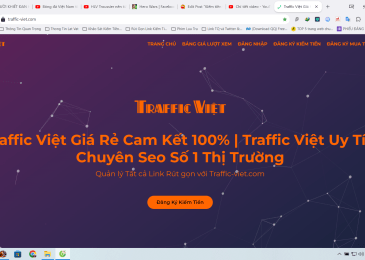 Kiếm tiền từ website rút gọn link kiếm tiền: Traffic Việt