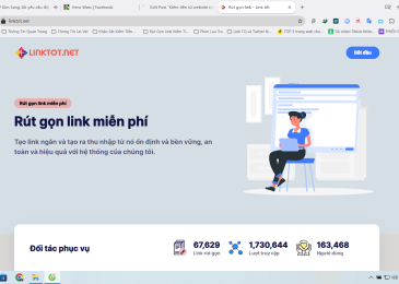 Kiếm tiền từ website rút gọn link kiếm tiền: Linktot