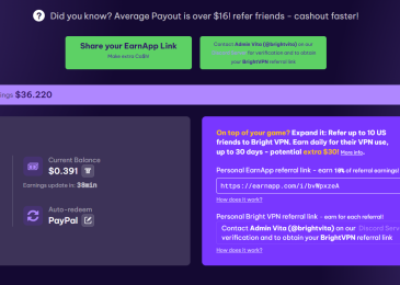 Top các ứng dụng kiếm tiền từ việc chia sẻ băng thông internet và quảng cáo thay thế Google Adsense