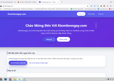 Kiếm tiền từ website rút gọn link kiếm tiền: KiemTienNgay