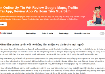Kiếm tiền từ website rút gọn link kiếm tiền: Phiên Chợ Số